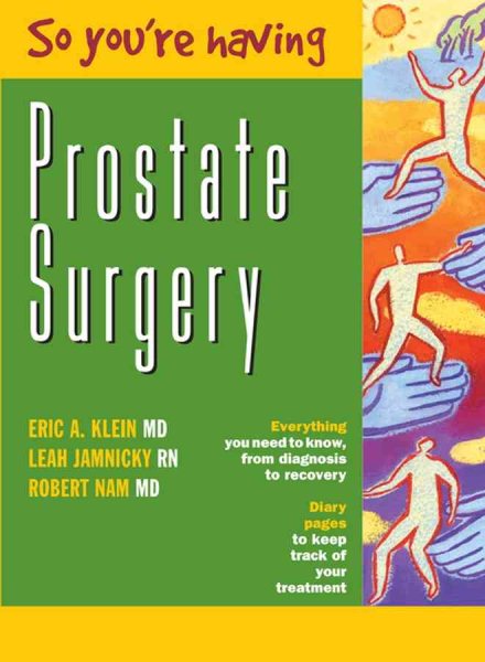 So You're Having Prostate Surgery cover