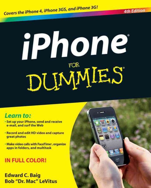 iPhone for Dummies cover