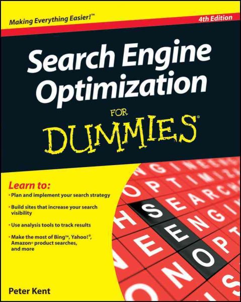 Search Engine Optimization For Dummies cover