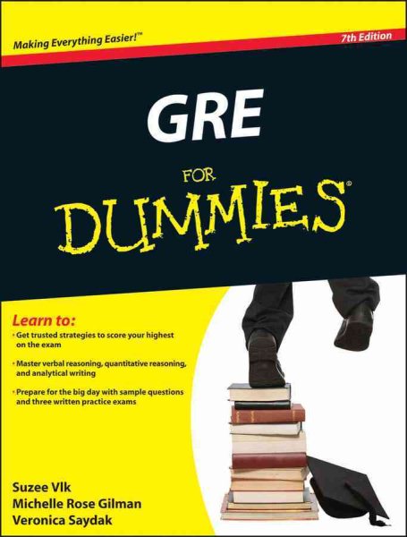 GRE For Dummies cover