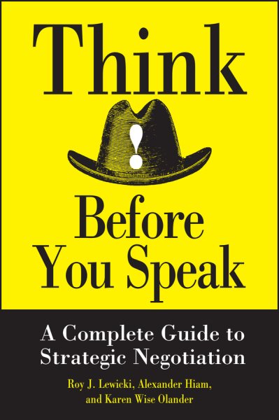 Think Before You Speak cover