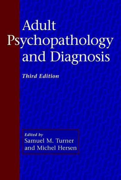 Adult Psychopathology and Diagnosis cover