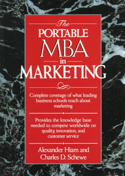 The Portable MBA in Marketing (Portable MBA Series) cover