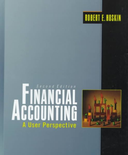 Financial Accounting: A User Perspective cover