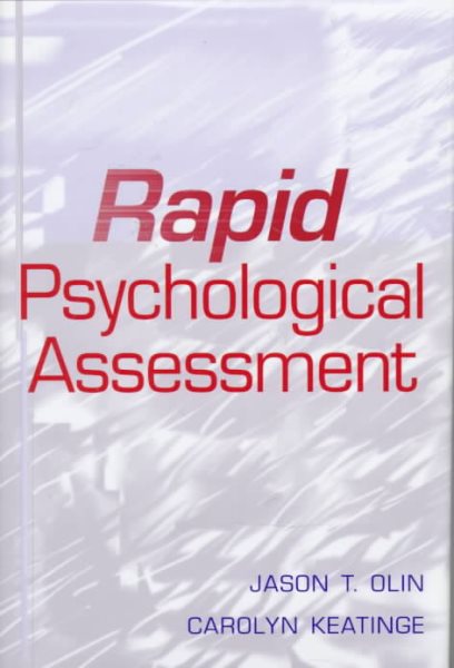 Rapid Psychological Assessment cover