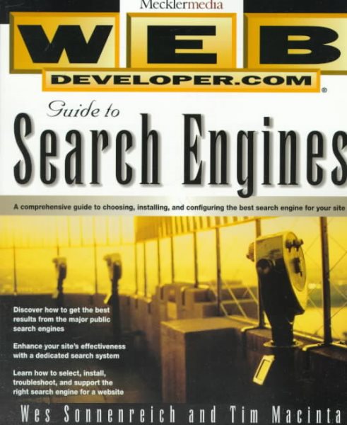 Web Developer.com(r) Guide to Search Engines cover