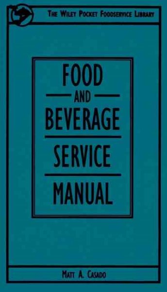 Food and Beverage Service Manual