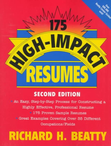 High Impact Resumes cover