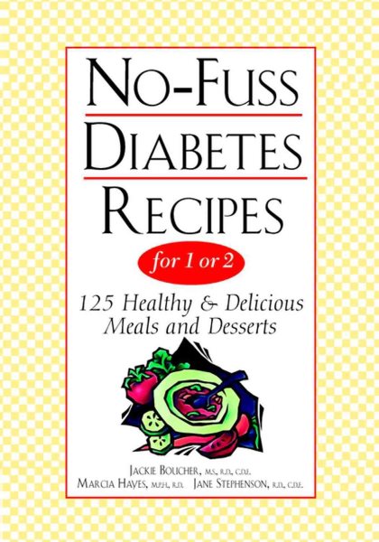No-Fuss Diabetes Recipes for 1 or 2 cover