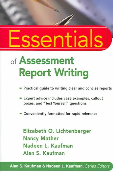 Essentials of Assessment Report Writing cover