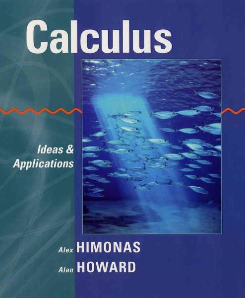 Calculus: Ideas and Applications cover