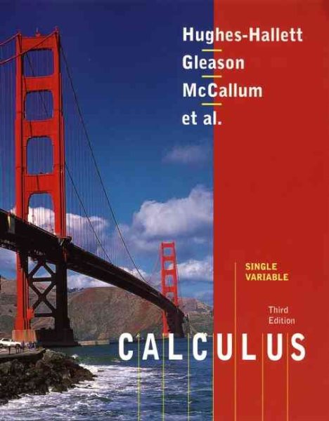 Calculus, Single Variable cover