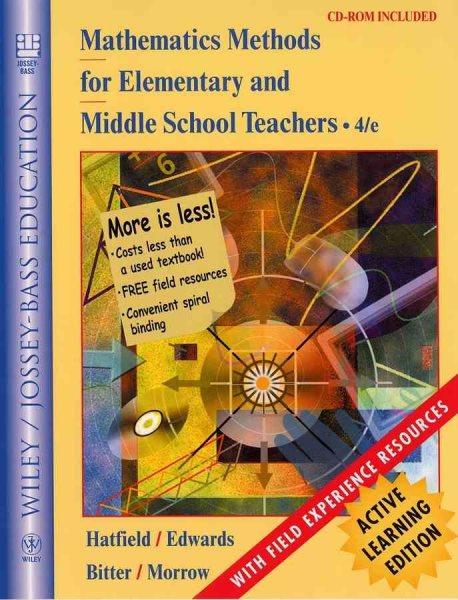 Mathematics Methods for Elementary and Middle School Teachers, Active Learning Edition cover