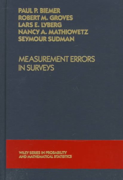 Measurement Errors in Surveys cover