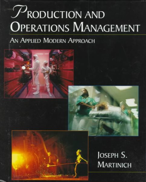 Production and Operations Management: An Applied Modern Approach cover