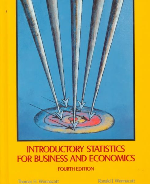 Introductory Statistics for Business and Economics, 4th Edition cover