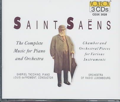 Camille Saint-Saëns: The Complete Music for Piano and Orchestra
