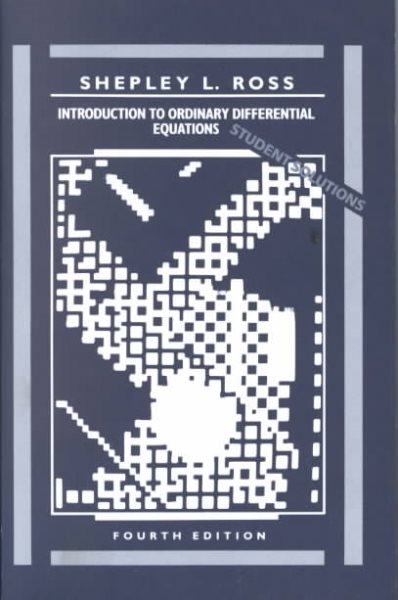 Introduction to Ordinary Differential Equations, Student Solutions Manual, 4th Edition cover