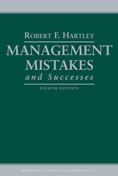 Management Mistakes and Successes cover