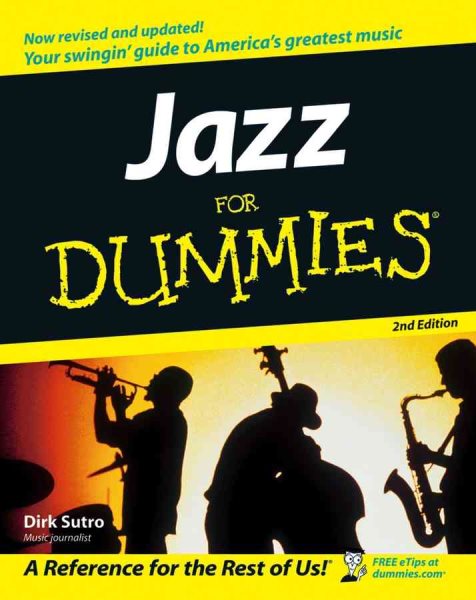 Jazz For Dummies, 2nd Edition cover