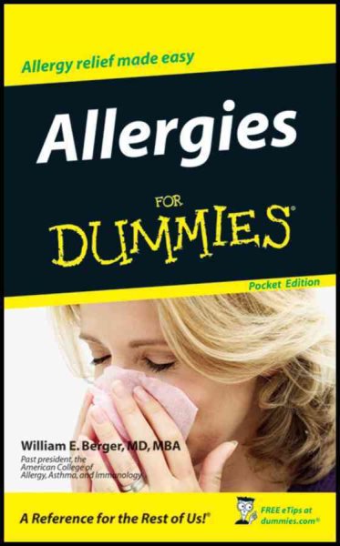 Allergies for Dummies cover