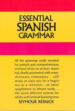 Essential Spanish Grammar (Dover Language Guides Essential Grammar) cover
