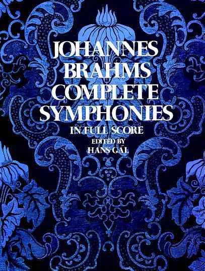 Johannes Brahms Complete Symphonies in Full Score (Vienna Gesellschaft Der Musikfreunde Edition) cover