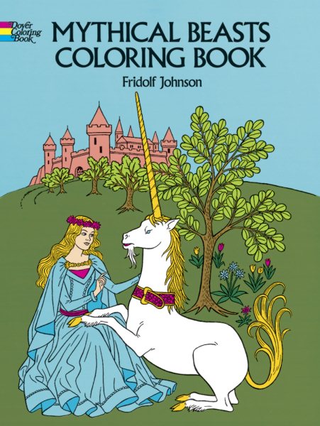 Mythical Beasts Coloring Book (Dover Coloring Books) cover