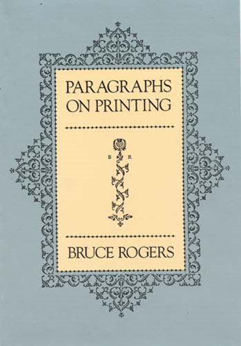 Paragraphs on Printing cover