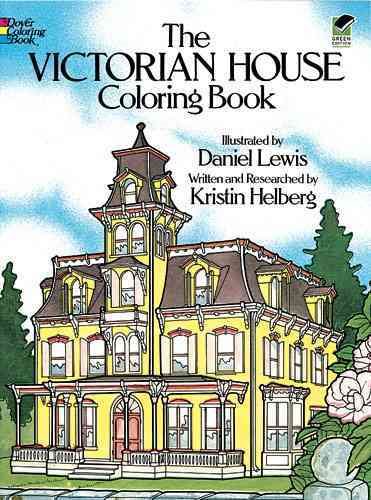 The Victorian House Coloring Book cover