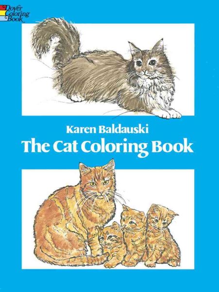 The Cat Coloring Book (Dover Nature Coloring Book) cover