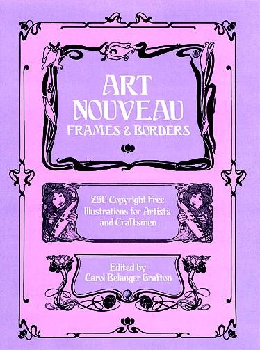 Art Nouveau Frames and Borders (Dover Pictorial Archive) cover