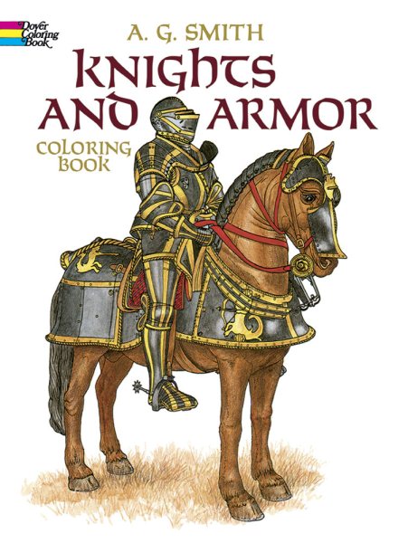 Knights and Armor Coloring Book (Dover Fashion Coloring Book) cover