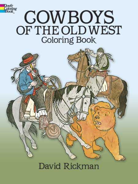 Cowboys of the Old West Coloring Book (Dover History Coloring Book) cover