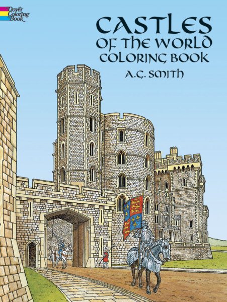 Castles of the World Coloring Book (Dover History Coloring Book) cover