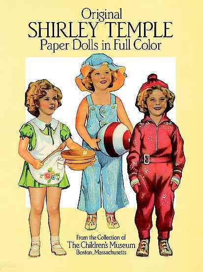 Original Shirley Temple Paper Dolls (Dover Celebrity Paper Dolls) cover