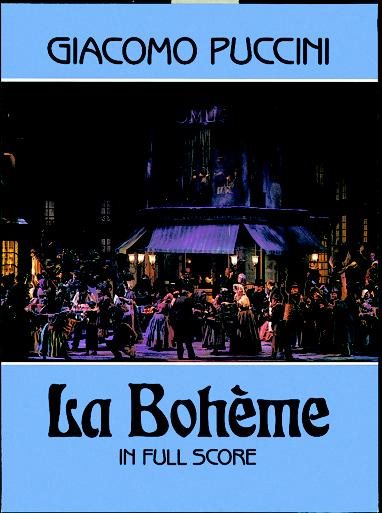 La Bohème in Full Score (Dover Music Scores) cover
