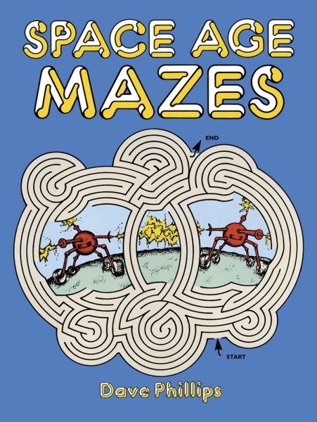 Space Age Mazes (Dover Children's Activity Books) cover