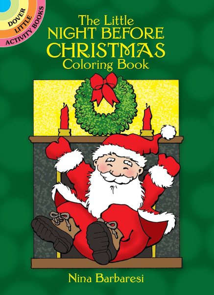 The Little Night Before Christmas Coloring Book (Dover Little Activity Books) cover