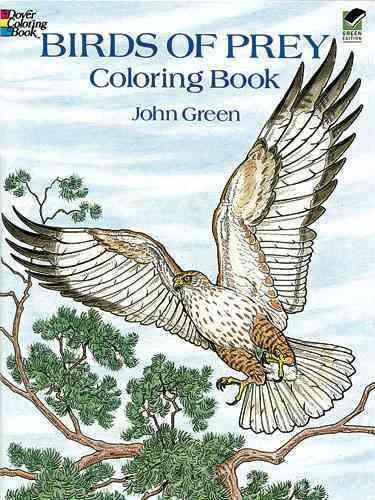 Birds of Prey Coloring Book cover