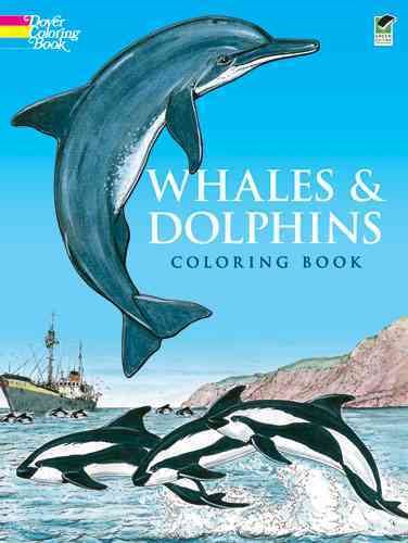 Whales and Dolphins Coloring Book (Dover Nature Coloring Book) cover