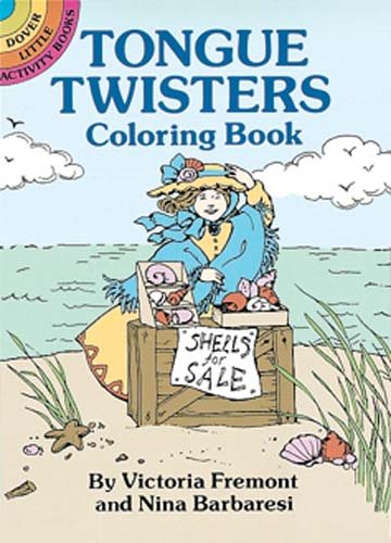 Tongue Twisters Coloring Book (Dover Little Activity Books) cover