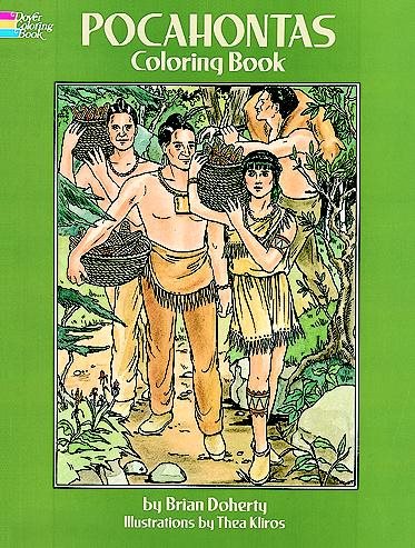 Pocahontas Coloring Book cover