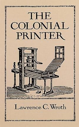 The Colonial Printer cover