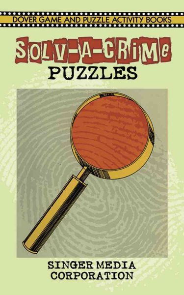 Solv-a-Crime Puzzles (Dover Children's Activity Books) cover