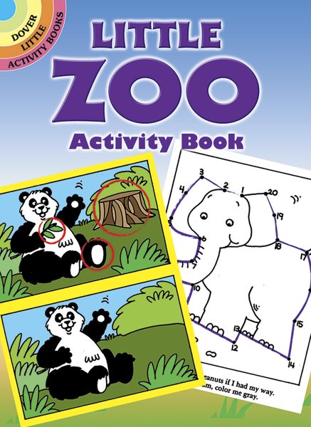Little Zoo Activity Book (Dover Little Activity Books) cover