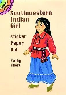 Southwestern Indian Girl Sticker Paper Doll (Dover Little Activity Books Paper Dolls) cover