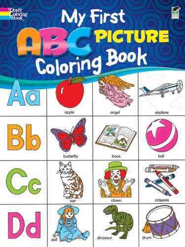 My First ABC Picture Coloring Book (Dover Coloring Books) cover