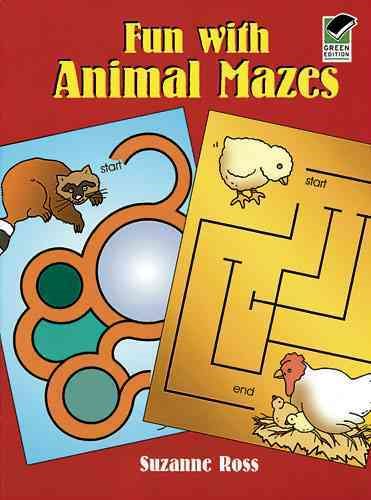 Fun With Animal Mazes (Dover Children's Activity Books) cover
