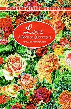Love: A Book of Quotations (Dover Thrift Editions)